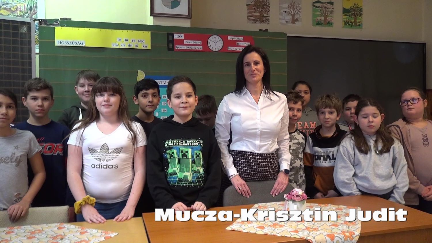 Mucza Krisztin Judit leendő 1. osztályos tanító a 2022/2023-as tanévben
